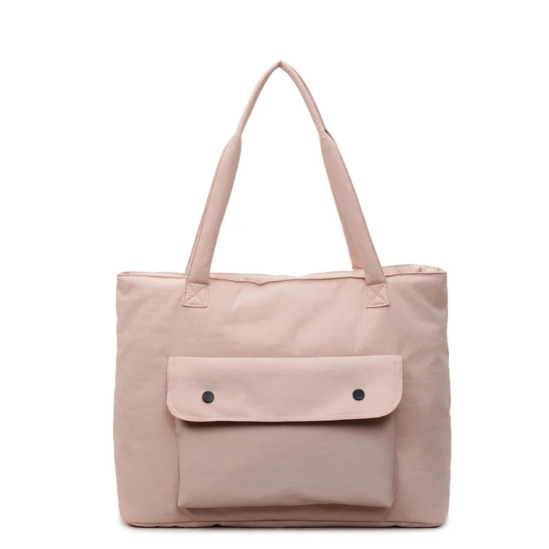 Women's Large Capacity Lightweight Cotton Tote Shoulder Bag Cotton Tote Bag Nixie