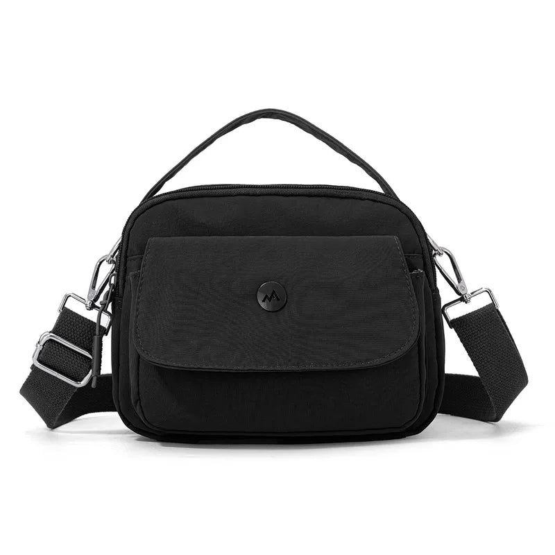Women's Lightweight Nylon Crossbody Bag – Urban Satchel Crossbody Satchel Bag Nixie