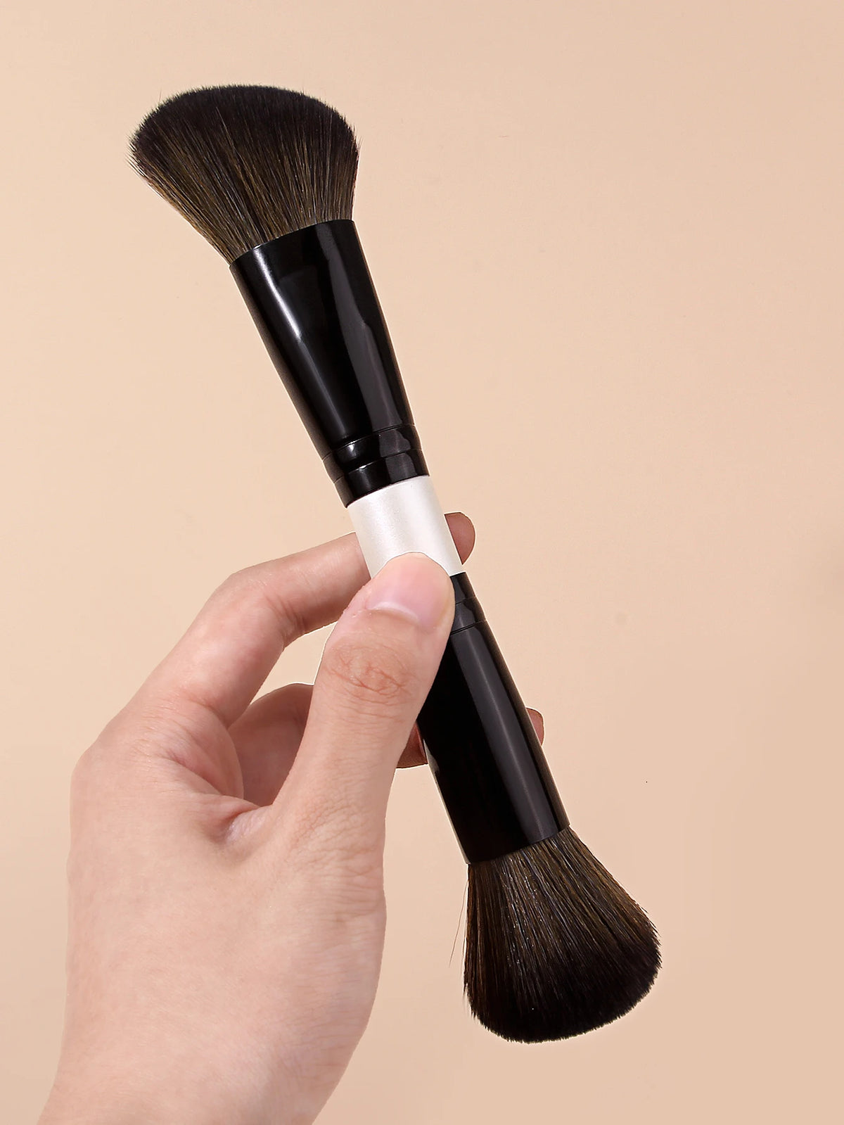 Nixie Double-Headed Makeup Brush – Contour Blush Powder Makeup Brush Nixie
