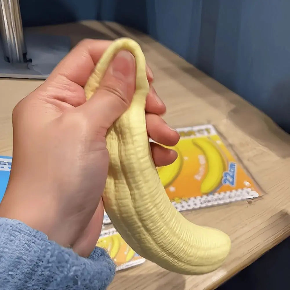 Slow Rising Banana Squeeze Toy – Sensory Fidget for Adults