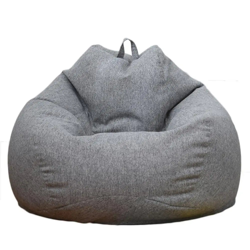 Large Bean Bag Chair Cover – Soft Lazy Lounger Sofa Cover Bean Bag Chair Cover Nixie Dark L90x110cm