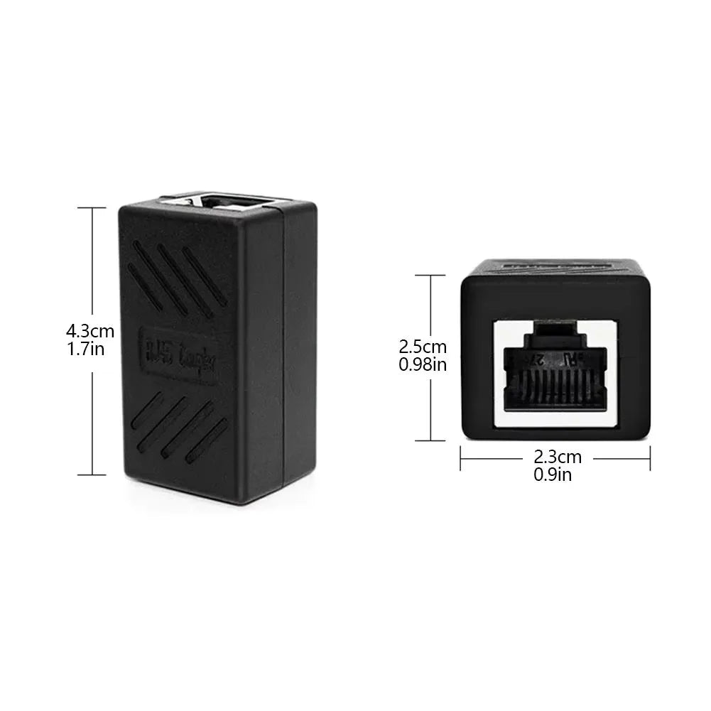 RJ45 Ethernet Coupler 1000Mbps – Cat6/Cat5e LAN Extender