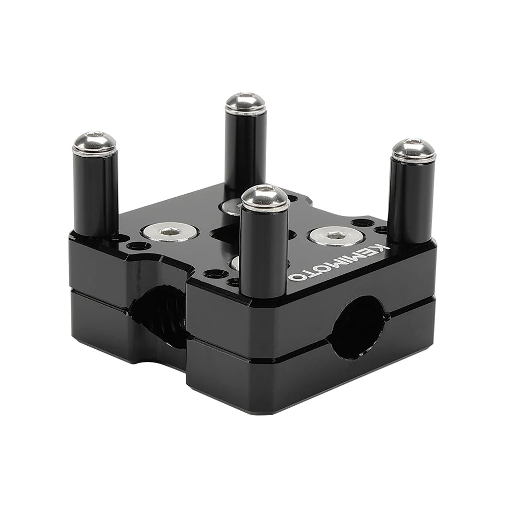 Motorcycle GPS Mount AMPS Bar Clamp 12/14/16mm Yamaha BMW GPS Mount Bracket Nixie Black