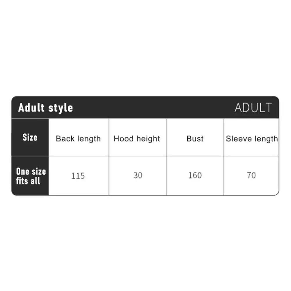 Disposable Hooded Raincoat – Unisex Waterproof Emergency Cover Disposable Raincoat Nixie