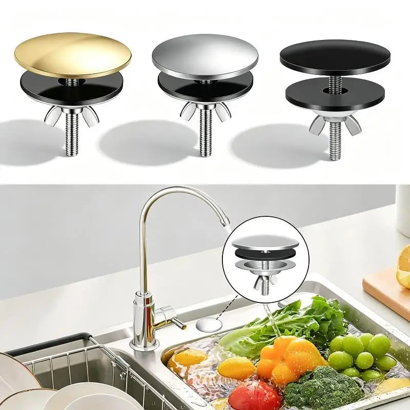 M6 Stainless Steel Sink Hole Cover Faucet Hole Plug 51mm Sink Hole Cover Nixie