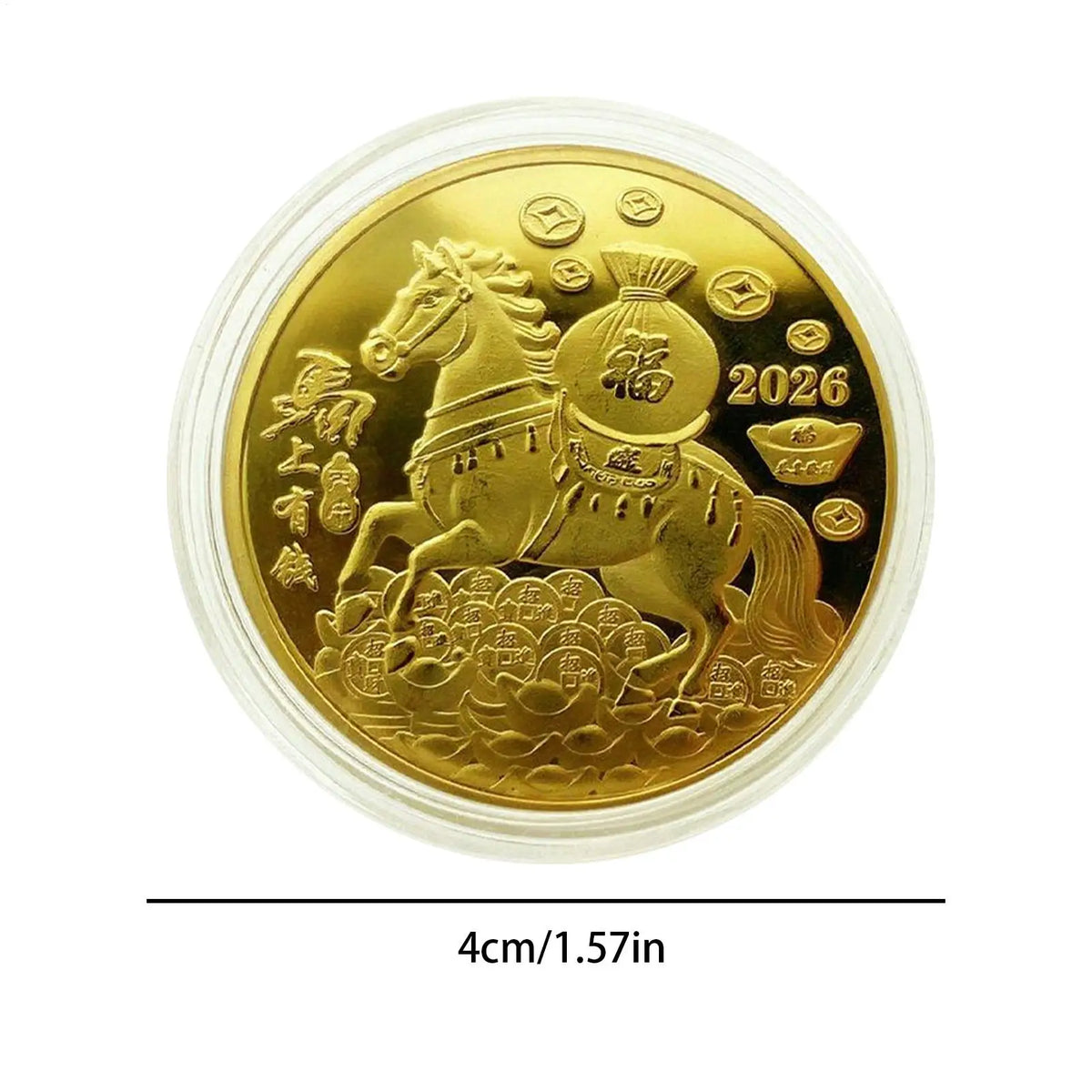 2026 Year of the Horse Collectible Coin – Chinese New Year Gift Collectible Coin Nixie