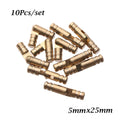 10Pcs Concealed Barrel Hinges for Jewelry Box & Wood Cases