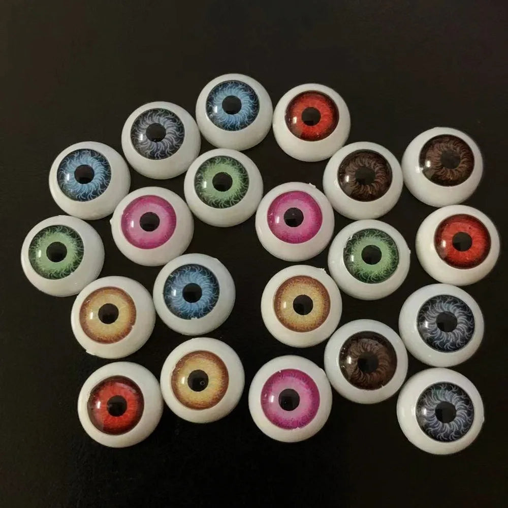 50pcs 12mm Plastic Safety Eyes for DIY Crafts, Dolls & Puppets DIY Craft Eyes Nixie