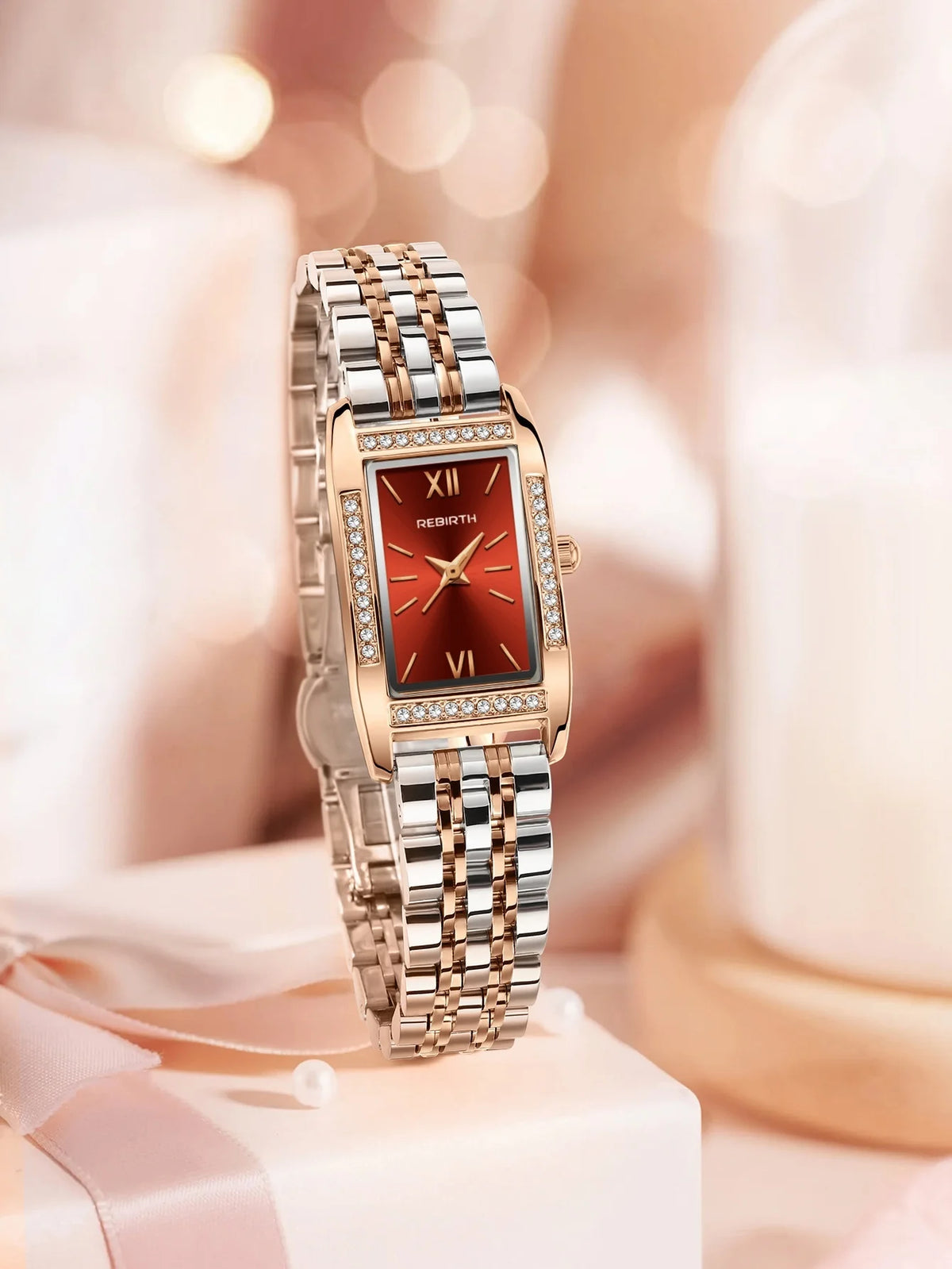 REBIRTH Stainless Steel Casual Quartz Watch – Minimalist