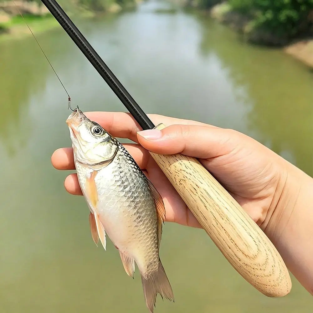 Portable Retractable Fishing Rod 1.2m/2.1m – Beginner Spinning Retractable Fishing Rod Nixie