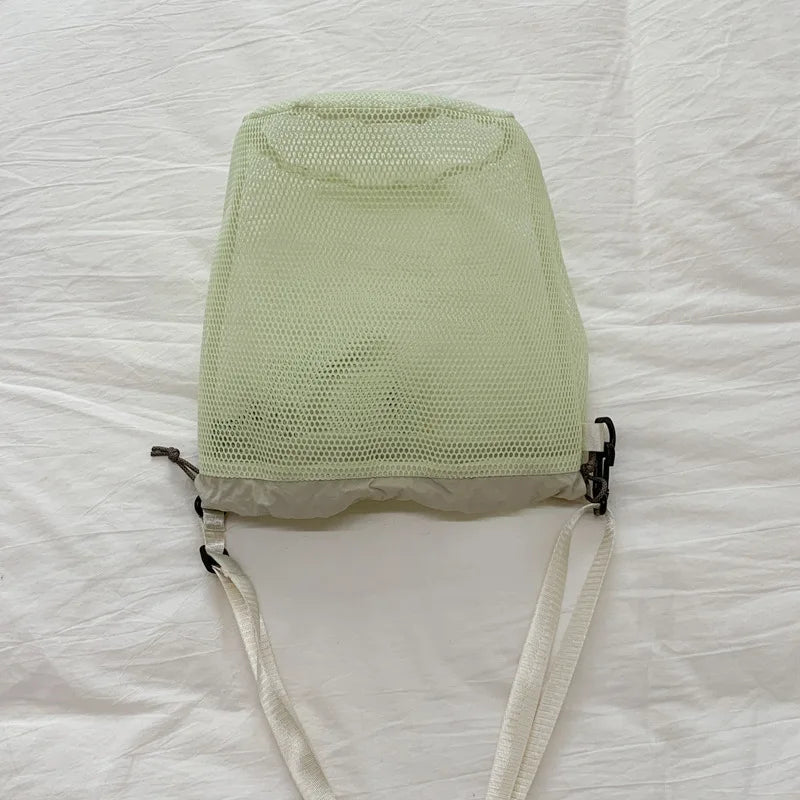 Mesh Bucket Bag – Large Capacity Beach & Crossbody Bag