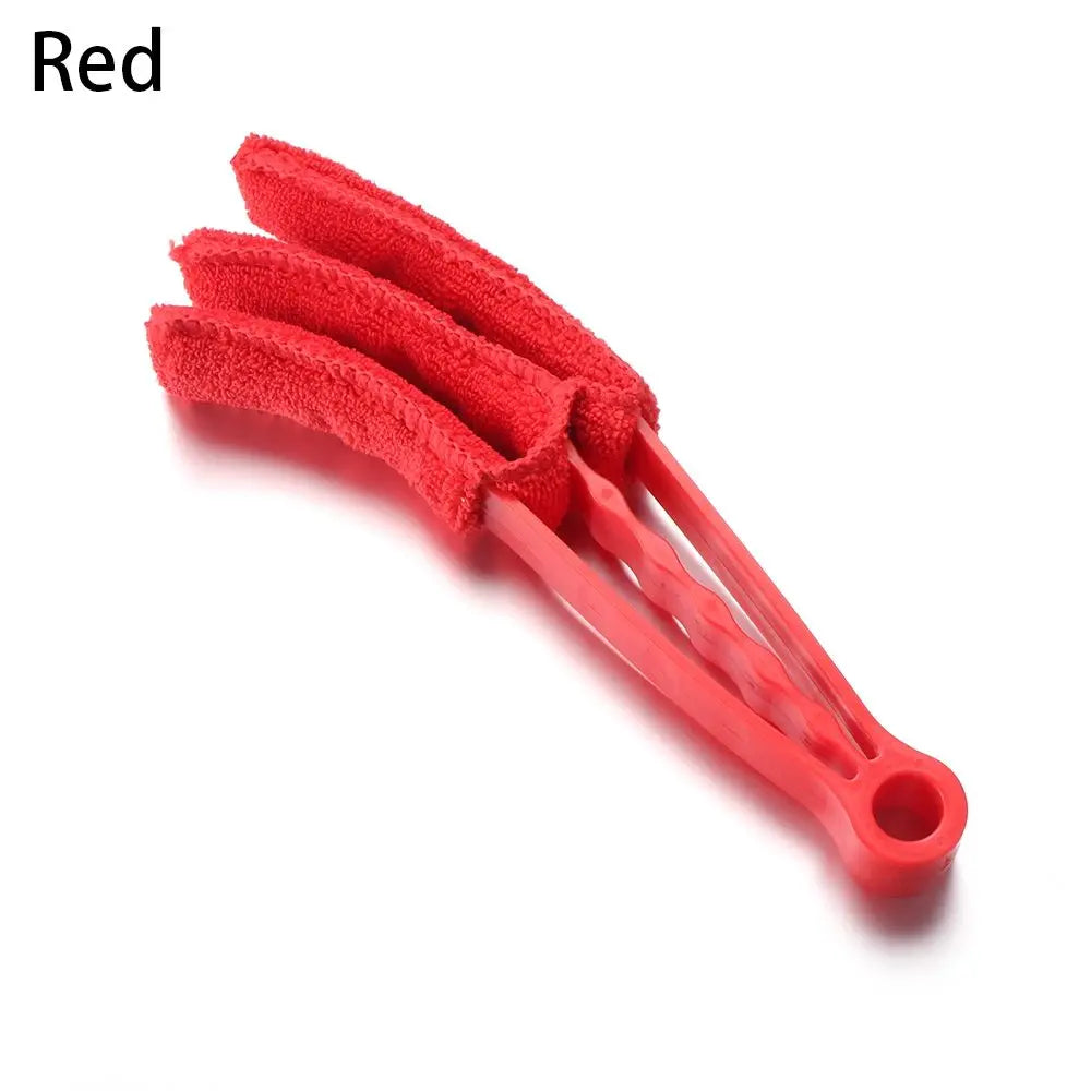 Microfiber Venetian Blind Cleaner Brush – 3-Arm Duster Clip