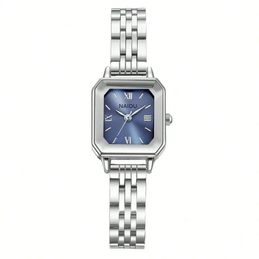 REBIRTH Women's Retro Quartz Watch – Light Luxury Daily Style Women's Quartz Watch Nixie Blue