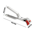 Stainless Steel Hot Plate Gripper Clip Tongs | Kitchen Bowl Holder Kitchen Gripper Tongs Nixie Light Grey