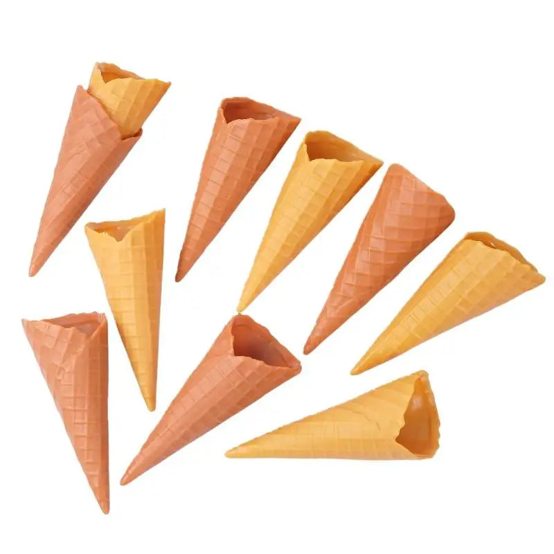 Fake Ice Cream Cone Ornament | Realistic PVC Dessert Prop
