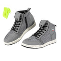 Men's Motorcycle Riding Shoes – Toe & Heel Protection Sneakers Motorcycle Riding Shoes Nixie Grey 41