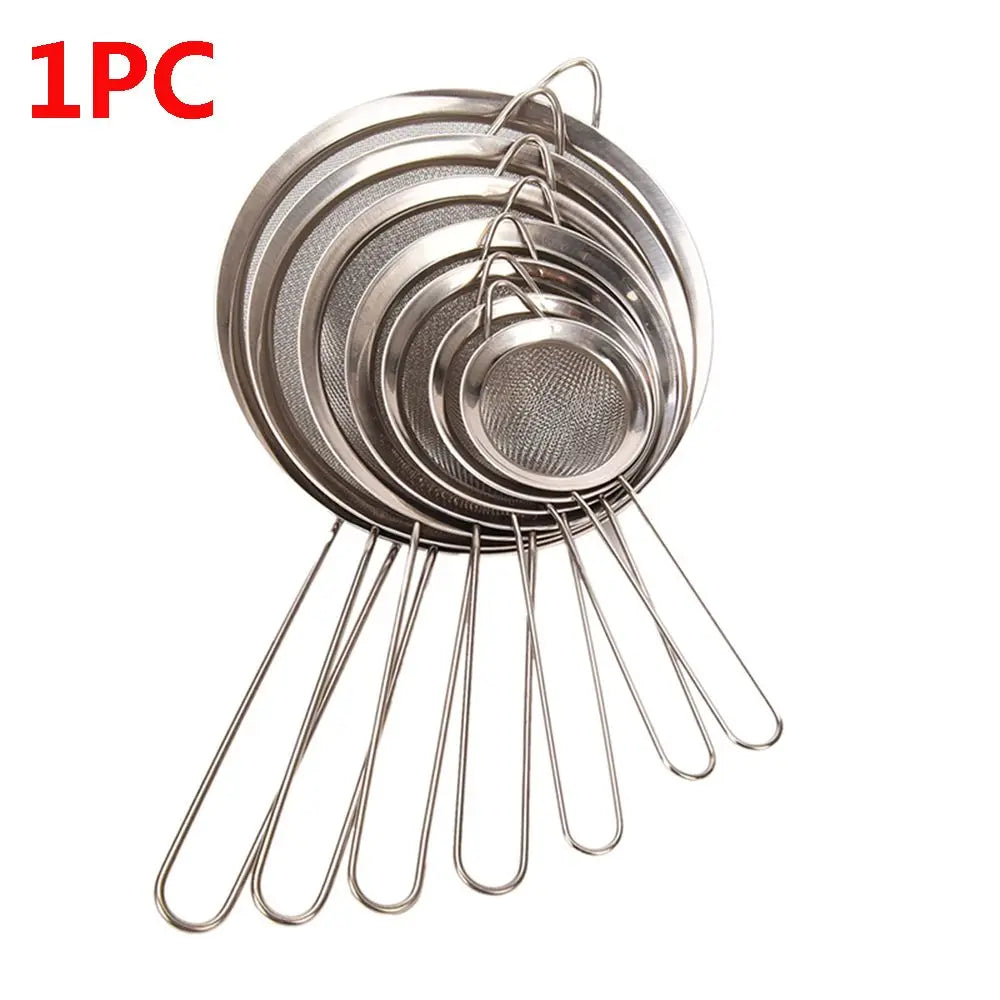Stainless Steel Mesh Sieve Strainer Colander 7–22cm
