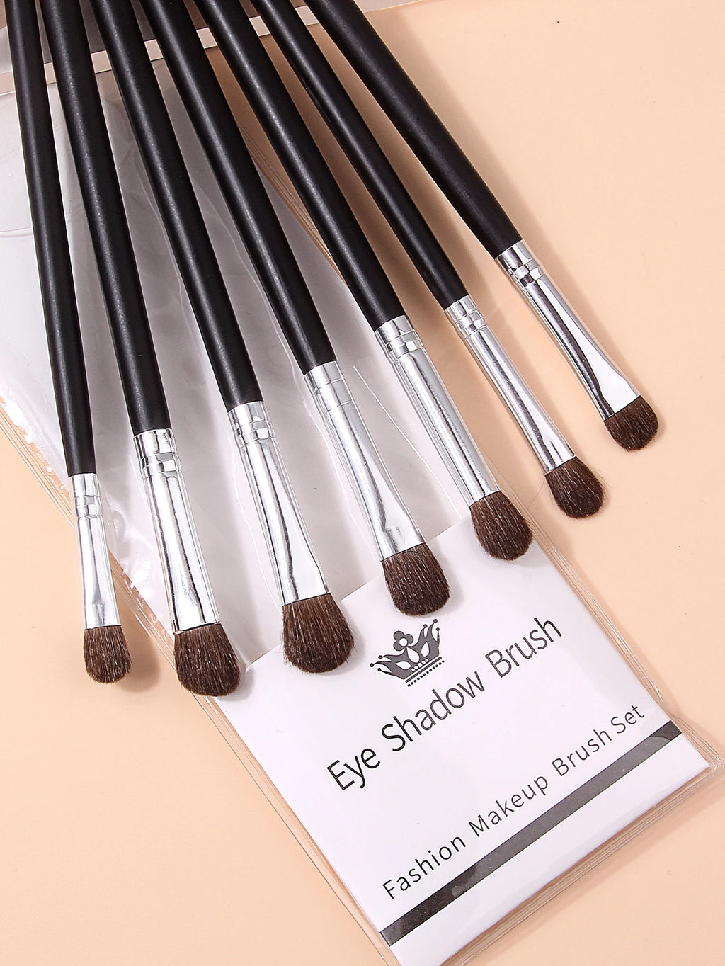 7-Piece Horse Hair Eyeshadow Brush Set – Blending & Shading Eyeshadow Brush Set Nixie