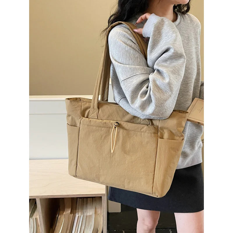 Women's Waterproof Oxford Tote Bag | Laptop Shoulder Bag