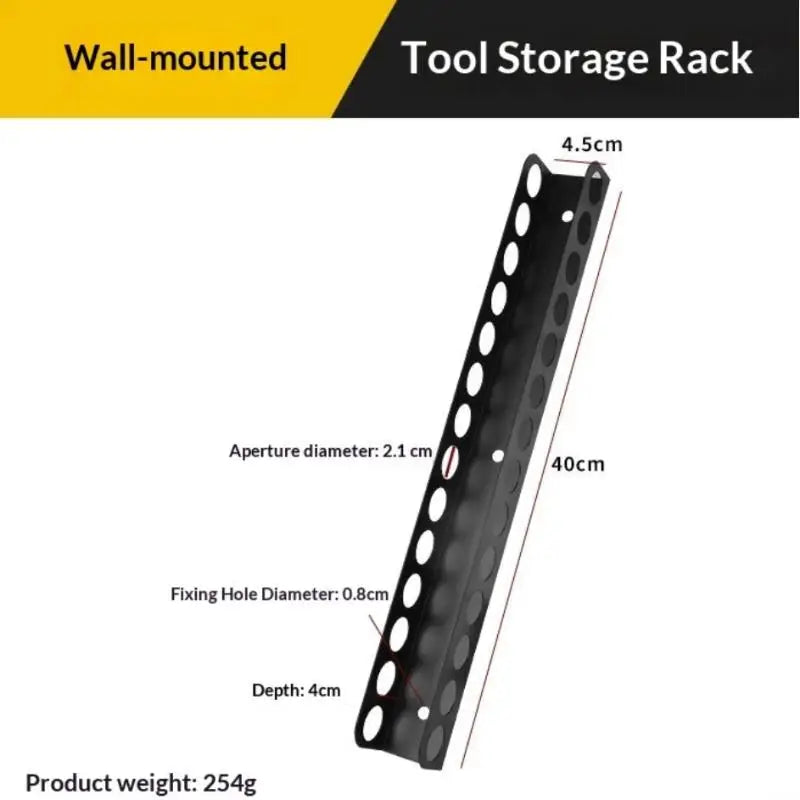 Wall-Mounted Aluminum Screwdriver & RC Tool Organizer Stand Tool Organizer Stand Nixie A2