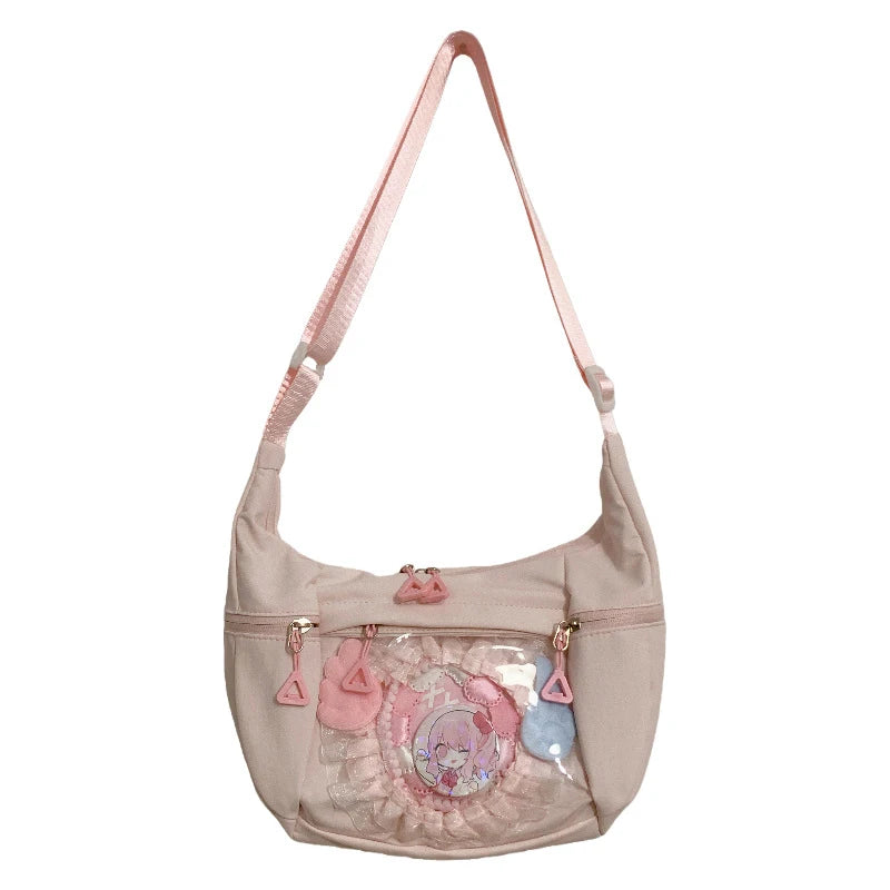 Japanese Sporty Dumpling Shoulder Bag – Large Capacity Hobo Shoulder Bag Nixie