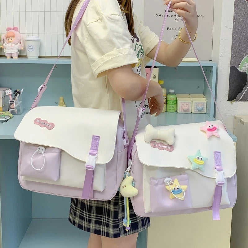 Japanese Style Nylon Sling Bag – Trendy Women's Crossbody Crossbody Sling Bag Nixie