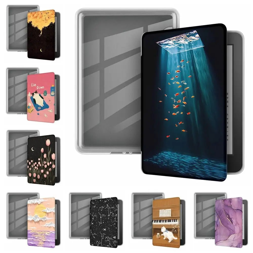 Kindle Paperwhite 7" 2024 (12th Gen) Smart Folio Case – Auto Wake E-Reader Folio Case Nixie