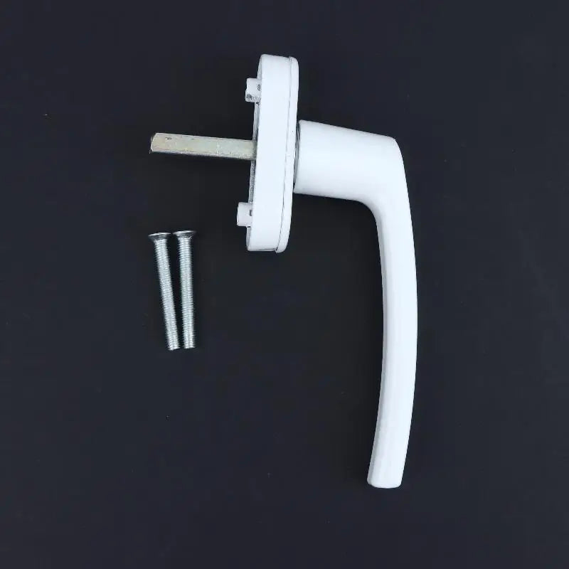 Aluminum Alloy UPVC Casement Window Handle White Lever Lock Window Handle Nixie