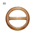 Round Resin Ring Buckle – Scarf Clip & T-Shirt Knot Accessory Ring Belt Buckle Nixie 3