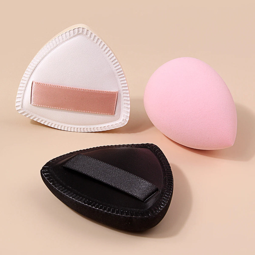 3PCS Triangle Makeup Sponge Puff Set for Foundation & Powder Makeup Sponge Puff Nixie Default Title