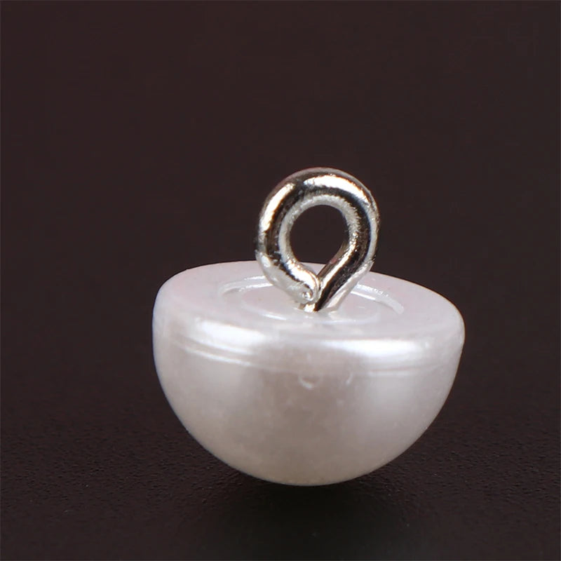 10Pcs Mushroom Faux Pearl Shank Buttons 10mm 12mm – DIY Sewing Decorative Sewing Buttons Nixie
