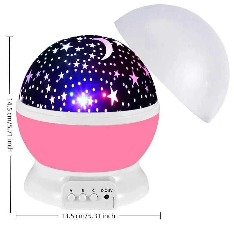 Rotating Star Projector Night Light USB LED Galaxy Lamp