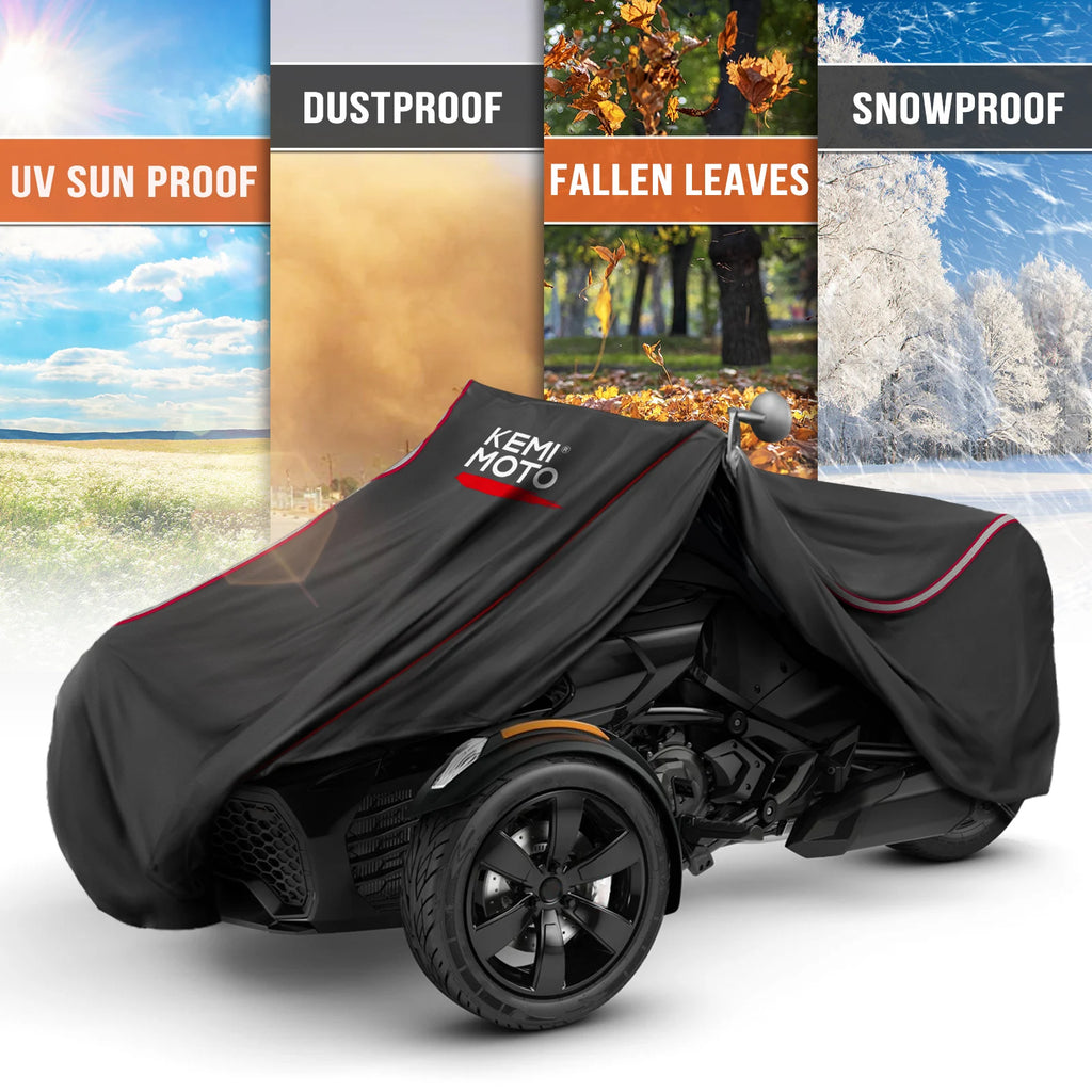 Can-Am Ryker 600/900/Sport/Rally 210D Waterproof Full Cover Vehicle Cover Nixie