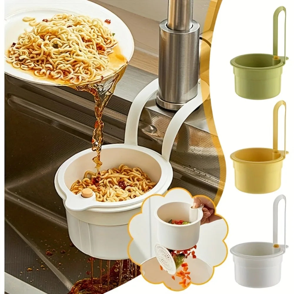 Hanging Sink Drain Basket – Kitchen Food Residue Filter