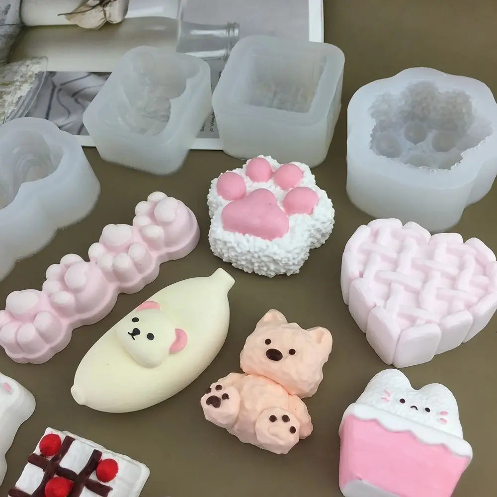 Cute Animal Silicone Baking Mold – Bunny & Kitten Bakeware Silicone Baking Mold Nixie