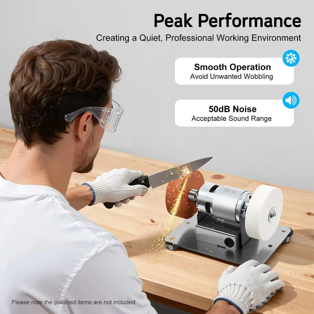 Mini Bench Grinder – Variable Speed Dual Wheel Electric Bench Grinder Nixie