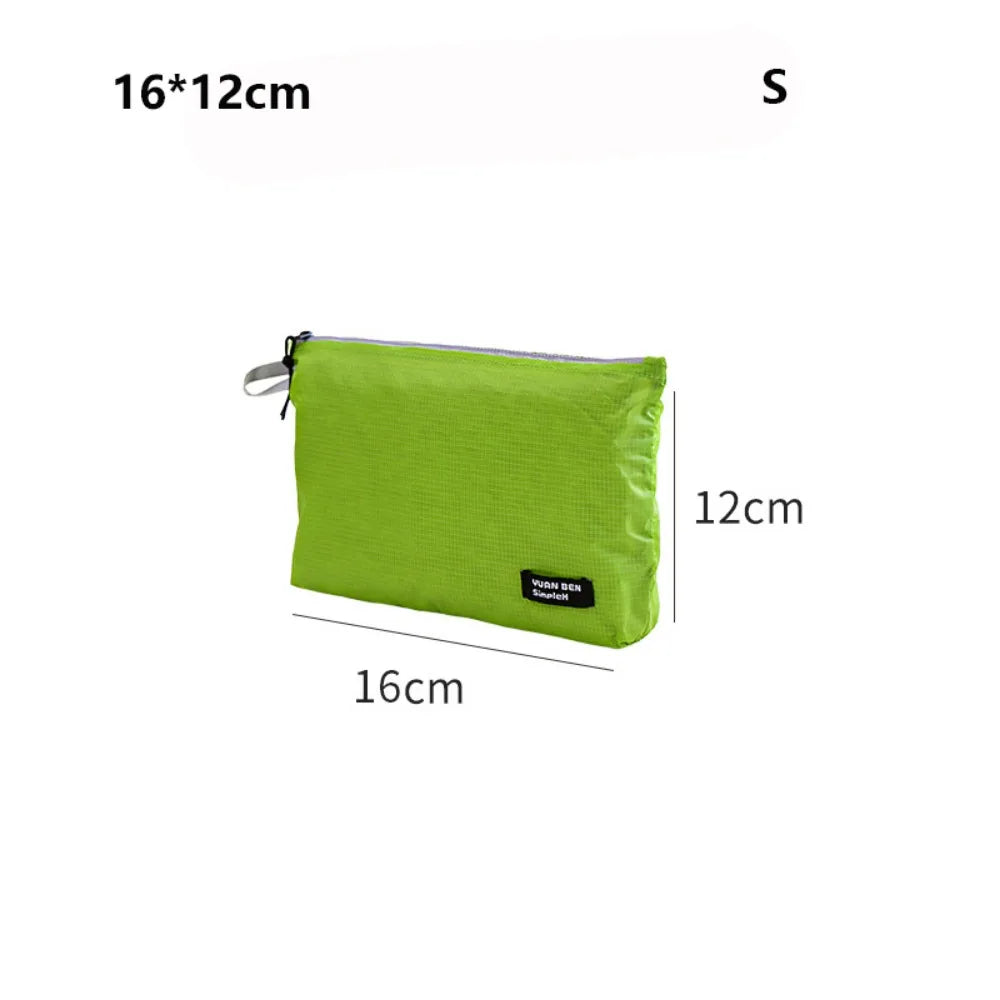 Silicone-Coated Nylon Luggage Storage Bag | Lightweight Travel Travel Storage Bag Nixie Green S