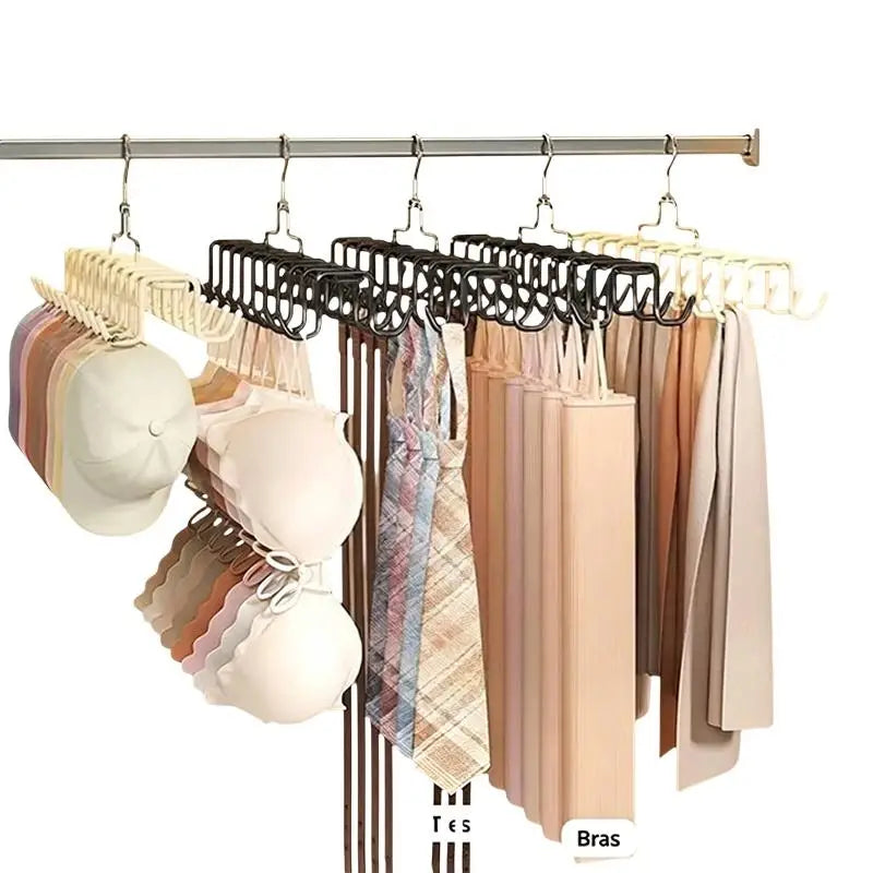 360° Rotating 20-Hook Clothes Hanger | Closet Organizer