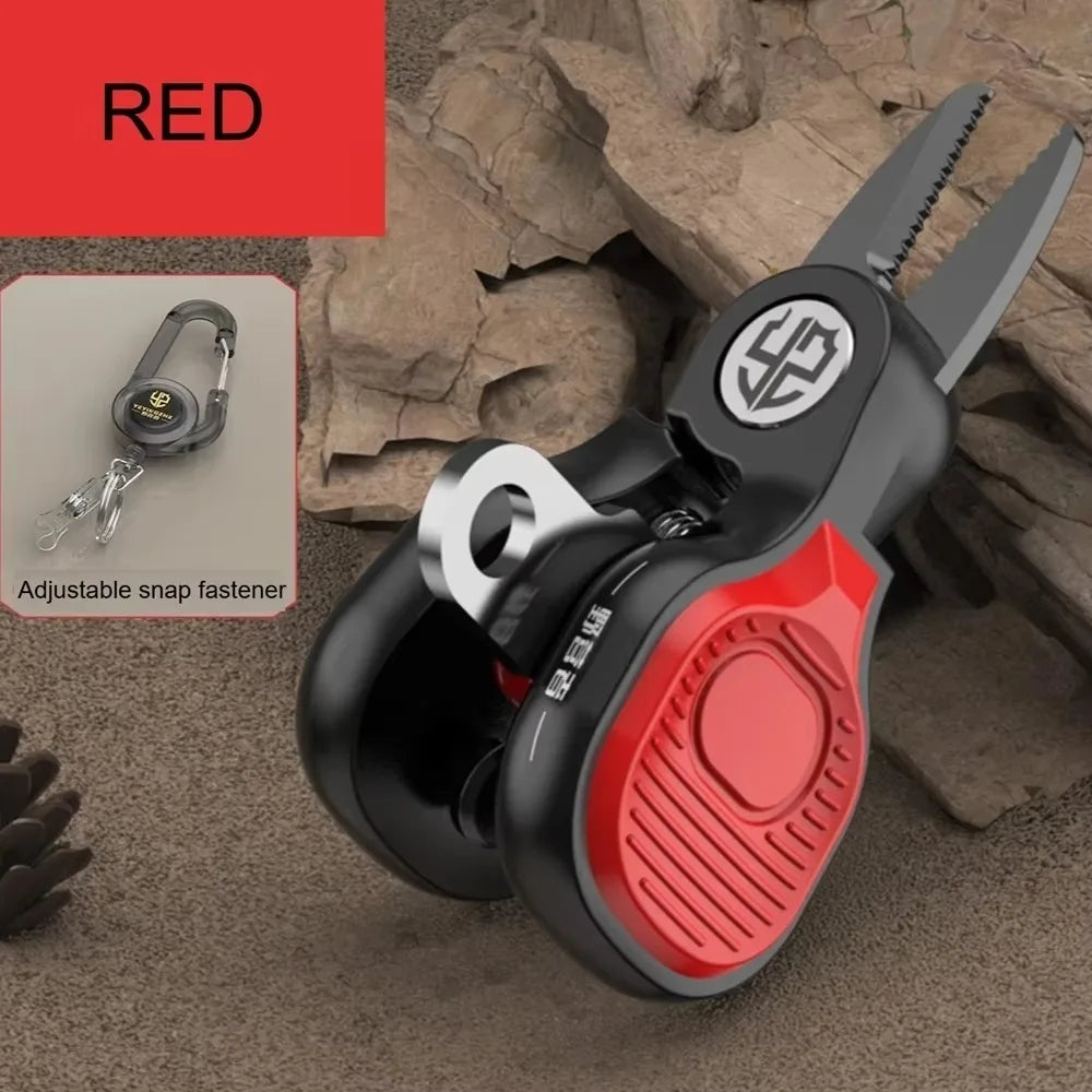 Serrated Fishing Scissors Mini Stainless Steel PE Line Cutter