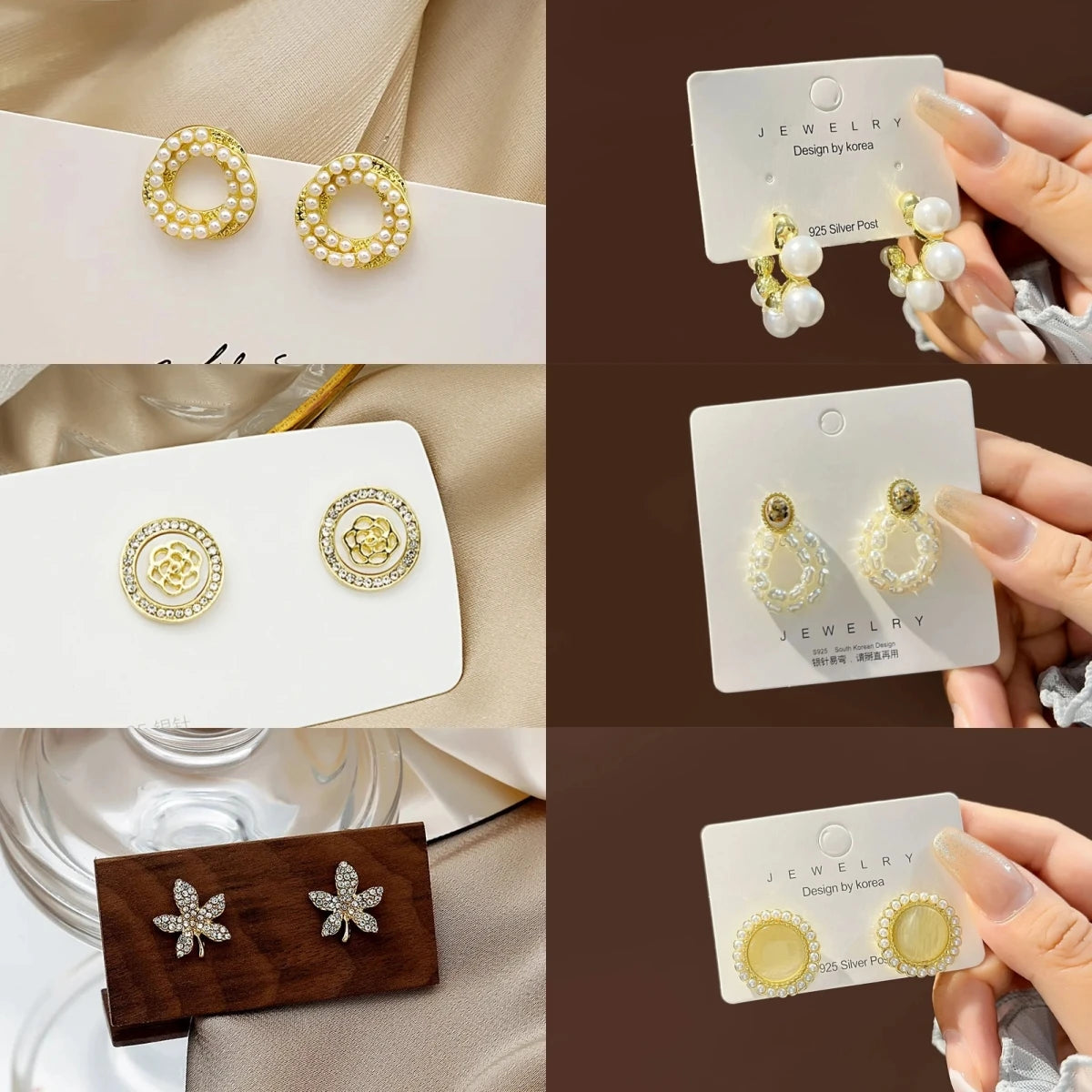 Minimalist Diamond Heart Drop Earrings – 14K Gold Plated Drop Earrings Nixie
