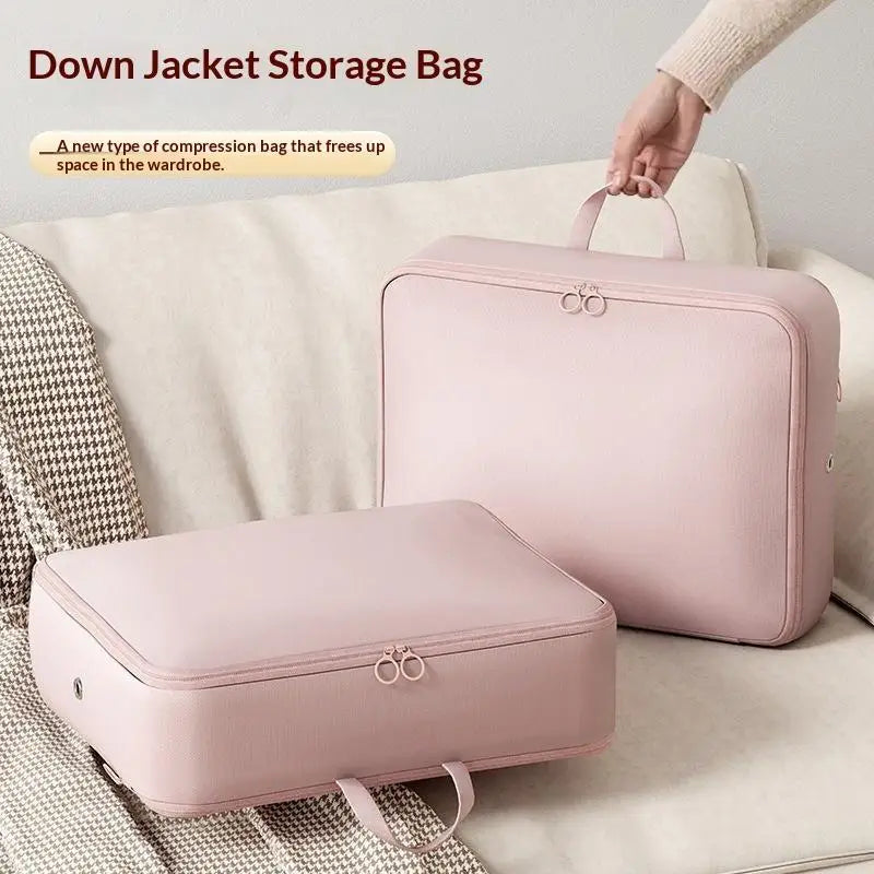 Travel Compression Packing Cube Luggage Organizer Bag