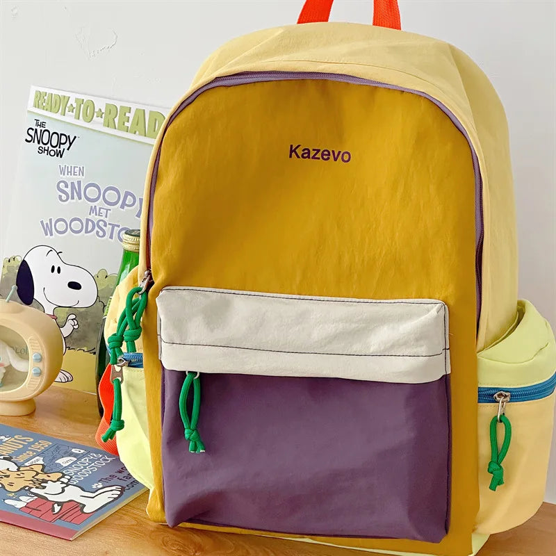 Nixie Stylish Backpack for School, Travel & Outdoor | BB-770 Fashion Backpack Nixie Yellow