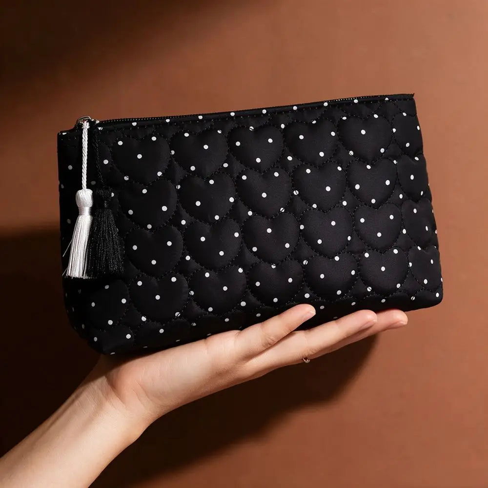Polka Dot Cosmetic Bag Large Waterproof Travel Toiletry Pouch Cosmetic Travel Bag Nixie
