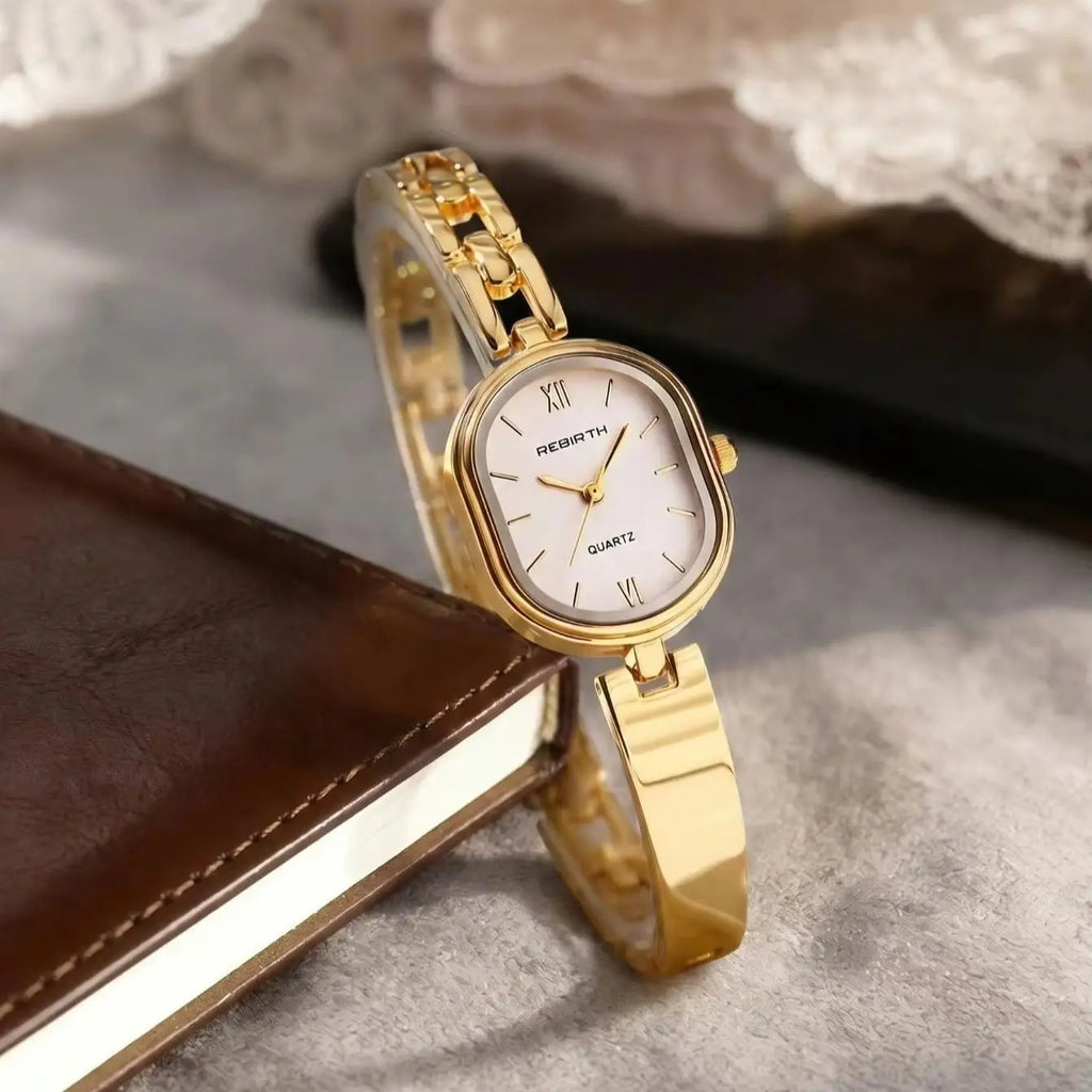 REBIRTH Women's Minimalist Quartz Watch – Casual Daily Wear Women's Quartz Watch Nixie