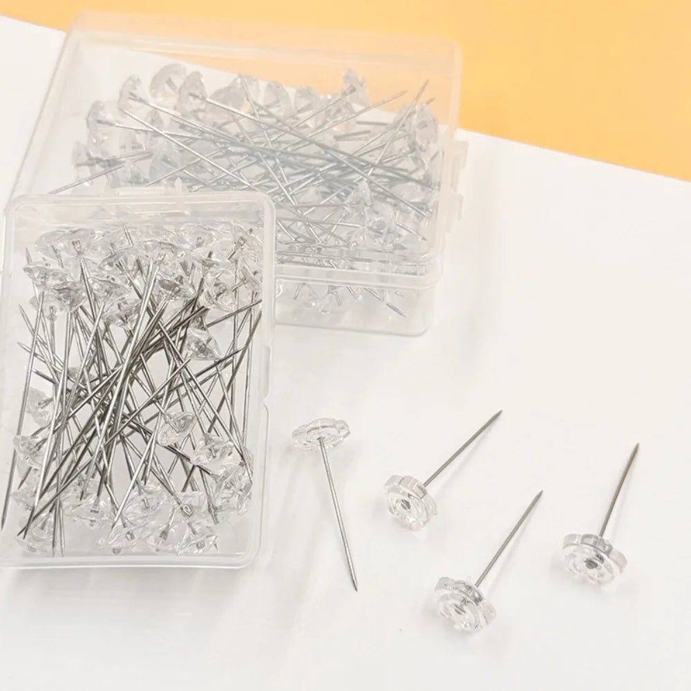 200pcs Rhinestone Bouquet Pins – DIY Wedding Floral & Hair Wedding Craft Pins Nixie