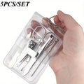 5-Piece Stainless Steel Nail Care Kit – Scissors, File & More Nail Care Kit Nixie 5PCS SET