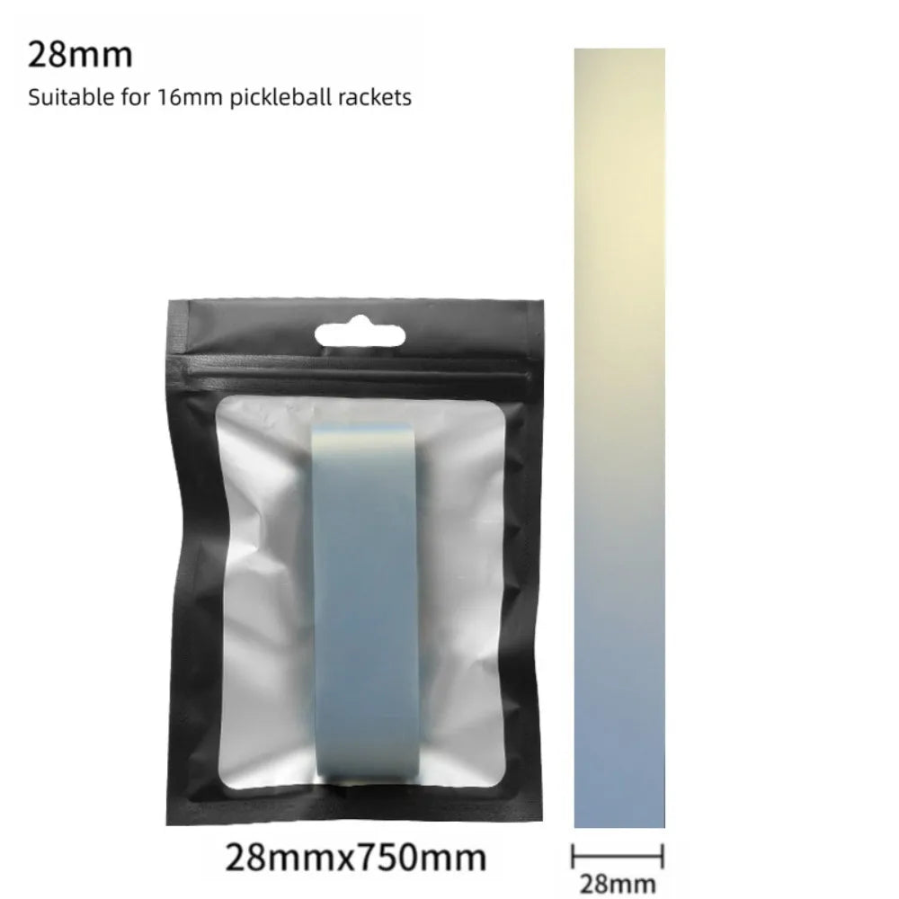 16mm Pickleball Racket Edge Guard TPU Protective Frame Tape Racket Edge Guard Nixie Light Blue