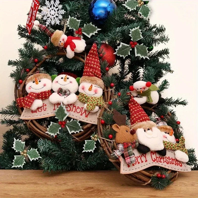 10 Pcs Holly Fruit Christmas Tree Hanging Decorations Set Christmas Tree Ornament Nixie