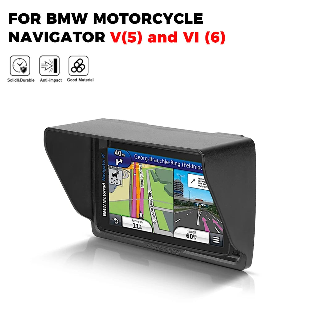 BMW Navigator V & VI GPS Sunshade Visor – R1200GS R1300GS GPS Navigator Sunshade Nixie