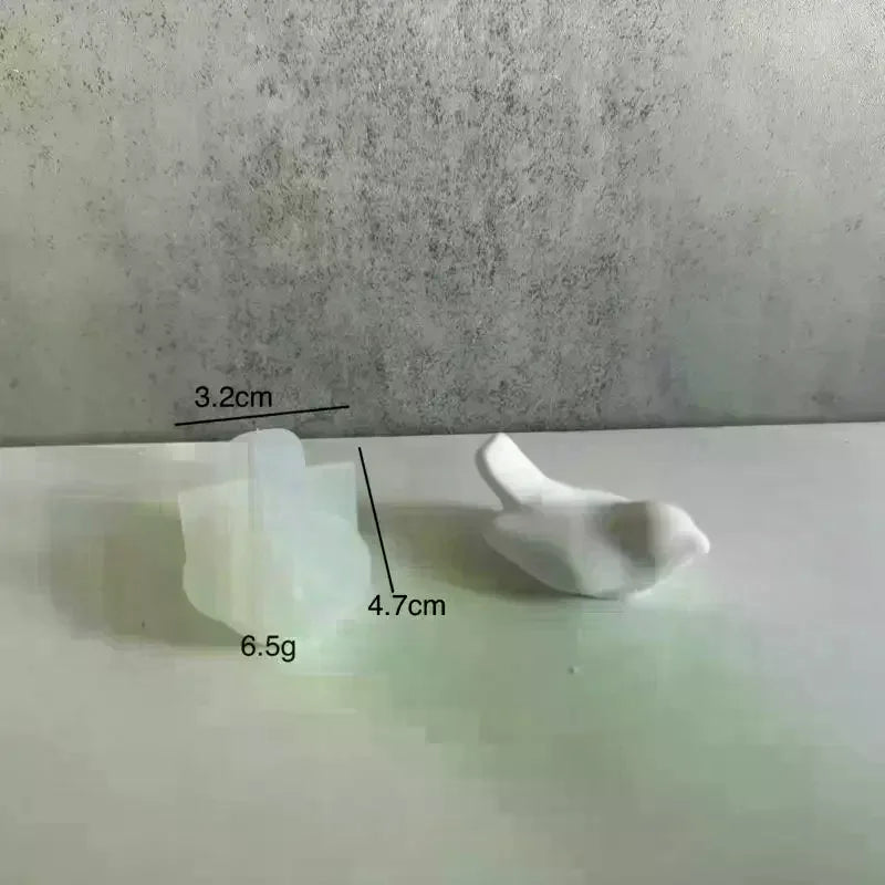 3D Bird Silicone Mold – Resin, Soap, Candle & Plaster DIY
